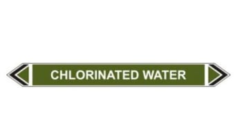 Picture of Flow Marker - Chlorinated Water - Green - Pack of 5 - [CI-13422]
