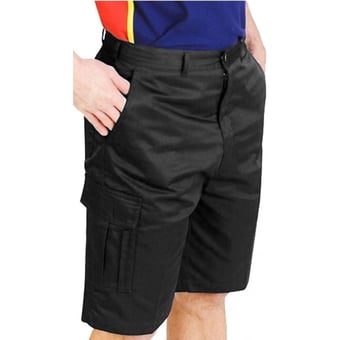 picture of Absolute Apparel Black Cargo Shorts - AP-AA753-BLK