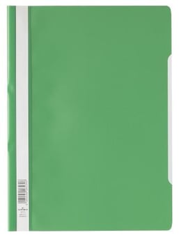 Picture of Durable - Clear View Folder A4 - Green - Pack of 25 - [DL-252305]