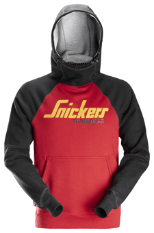 Picture of Snickers - AllroundWork Workwear Logo Premium Hoodie - Chili Red/Black - [SW-2889-1604] - (DISC-R)