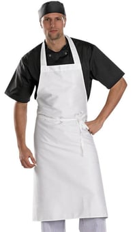 Picture of Beeswift Chefs Bib Apron - White - [BE-CCCBAW]