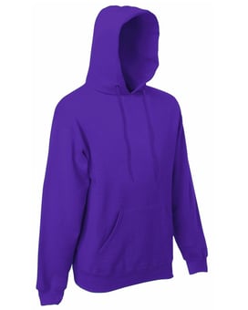 Picture of Fruit Of The Loom Purple Hooded Sweatshirt - BT-62208-PRP