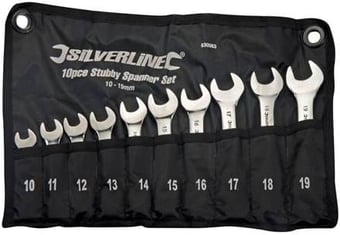 picture of 10 Piece Stubby Spanner Set - [SI-630063]
