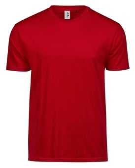 picture of Tee Jays Men's Organic Power Tee - Red - BT-TJ1100-RED
