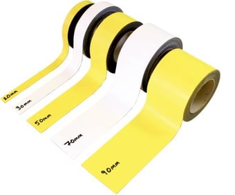 Picture of Spectrum Magnetic Racking Strip - 50mm x 10m - White - SCXO-CI-13665