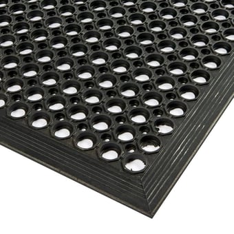 Picture of Ulti-Mat Anti-Fatigue Anti-Slip Mat - Black - 600 x 1500 mm - [WWM-10140-06015013-BKBK]