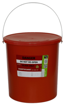 picture of SHARPSGUARD Eco Dani 22 Litre Sharps Bin - [DH-DD820]