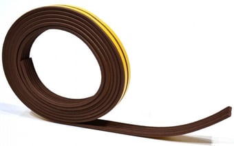 picture of 5m Brown 'P' Profile Longlife Foam Draught Excluders - [CI-G73301]