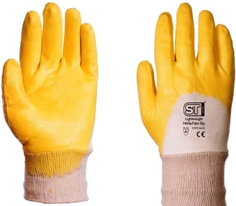 Picture of Supertouch - Lightweight Nitrile Palm Dip Knit Wrist Glove - Conforms to EN388 CE (3121) and EN420 - ST-22273