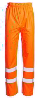 picture of Blackrock PU Hi-Vis Rain Trousers - Orange - RDO-83400