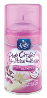 Picture of Pan Aroma Air Freshener Automatic Spray Refill Pink Orchid & Lotus Flower 250ml - [ON5-PAN1049]