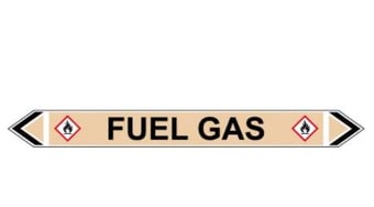 Picture of Flow Marker - Fuel Gas - Yellow Ochre - Pack of 5 - [CI-13449]