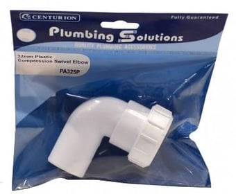Picture of 32mm Plastic Compression Swivel Elbow - CTRN-CI-PA325P