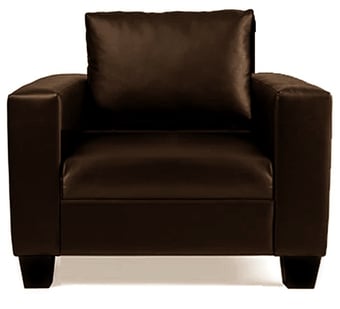 picture of Alba Sofa in a Box 1 Seater - Brown - [ABF-ABD-SOFA-BRN-1S]