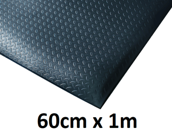 picture of Kumfi Diamond Anti-Fatigue Mat Black - 60cm x 1m - [BLD-KD24BL]