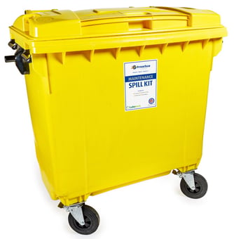 picture of FyterTech 600L Maintenance Spill Kit - 4 Wheeled Bin - [DA-17-1750]
