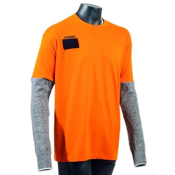 picture of Rostaing MASTERTSHIRT Orange Cotton Anti Cut T-shirt - RSG-MASTERTSHIRT-OR