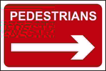 Picture of Spectrum Pedestrians - Arrow Right - RPVC 600 x 400mm - [SCXO-CI-13941]