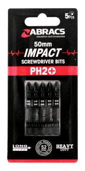 Picture of Abracs PH2 Impact S/D Bit - 50mm - Pack of 5 - [ABR-IPH25005]