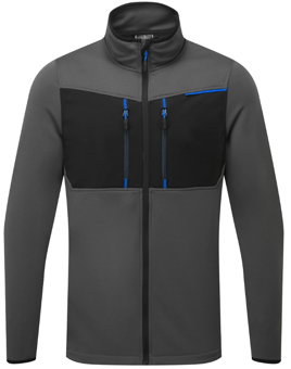 Picture of Portwest T756 - WX3 Full Zip Tech Fleece Metal Grey - PW-T756MGR