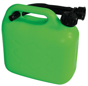 picture of Plastic Fuel Can Green 5 Litre - [HC-MPMD2050] - (DISC-R)