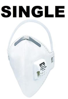 picture of ERA 4310 FFP3 V NR Disposable Mask With Valve - Single - [ER-4310]