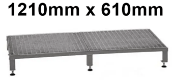 picture of Slingsby Adjustable Modular Work Platform - Grey - 1210mm - Adjustable Height 140-210mm - [SLB-434963] - (LP)