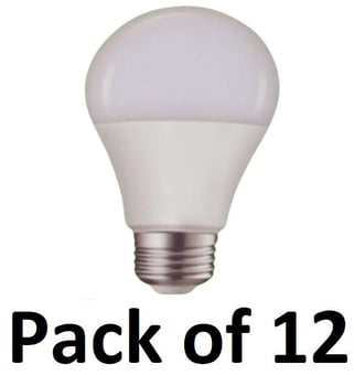 picture of Power Plus - 5W - E27 Energy Saving A60 LED Bulb - 470 Lumens - 6000k Day Light - Pack of 12 - [PU-3410]