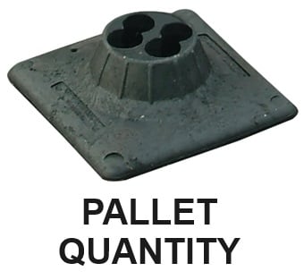 picture of Pallet Quantity 60 - Four Ports - Sturdy Base - Ideal for Creating Multi-directional Demarcation - [JS-KEB000-100-000-BULK]
