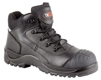 Picture of Rebel - S1P SRA - Black Leather Boot with Scuff Cap Steel Toecap & Midsole - GN-2115
