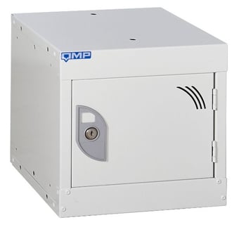 picture of QMP Cube Locker - Light Grey Doors - 300H x 300W x 300D mm - [QM-UG303030ZLXX]