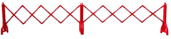 Picture of Heavy Duty 5 Meter Expandable Red Safety Barrier System - [IH-SHU-E-EB-16R-KIT-5M]