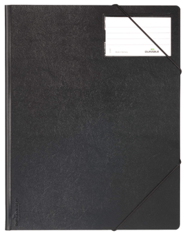 Picture of Durable Folder With Elastic Holders A4 Black - [DL-232001]