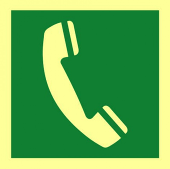 picture of Spectrum Emergency Telephone – Photolum 150 x 150mm – [SCXO-CI-17025]