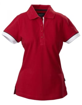 picture of James Harvest Ladies Antreville Polo - Red - BT-HAR2125025-H400