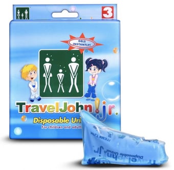 picture of TravelJohn Junior Disposable Urinal Bag - Pack of 3 - [TJ-671504668142] - (DISC-X)