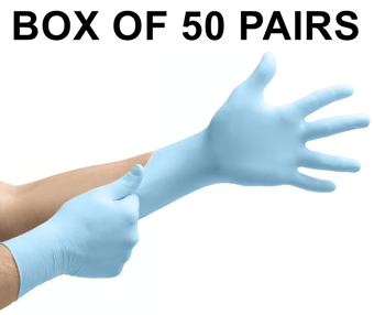 picture of Ansell Microflex 92-134 Disposable Nitrile Examination Gloves - Box of 50 Pairs - AN-92-134