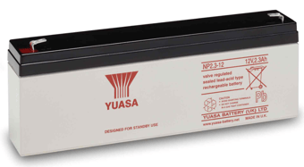 picture of Yuasa NP2.3-12 Valve Regulated Lead Acid Rechargeable Battery - 12v 2.3Ah - [BRH-SLAYUANP2.3-12]