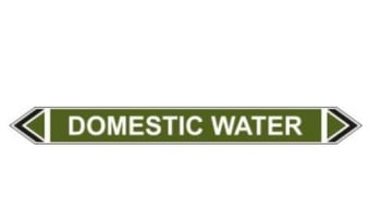 Picture of Flow Marker - Domestic Water - Green - Pack of 5 - [CI-13418]