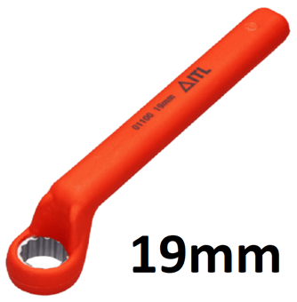 picture of ITL - Insulated Offset Ring Spanner - 19mm - [IT-01100]