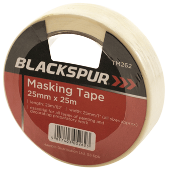 picture of Blackspur Masking Tape - 25mm x 25m - [BB-TM262]