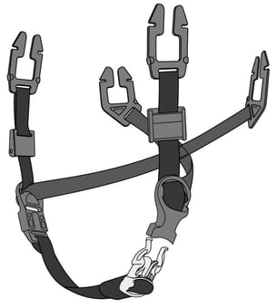 Picture of MSA V-Gard Universal 4-Point Chinstrap - [MS-GA90047]