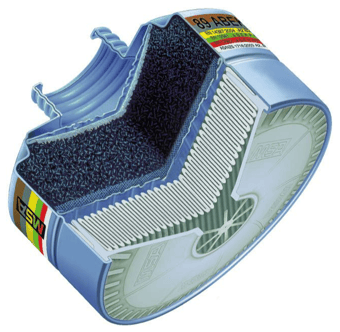 Picture of MSA - 93 K/ST - Combined Filter - K2-P3 R D - [MS-10115190] - (DISC-W)