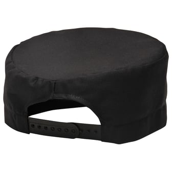 picture of Portwest Chefswear Chefs Skull Cap - Black - One Size - [PW-S899BKR] - (PS)