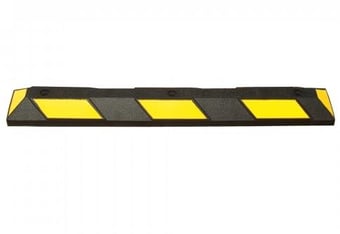 Picture of TRAFFIC-LINE Park-Aid Wheel Stop - 1200mmL - Black/Yellow - Complete with Fixings - [MV-284.29.869]