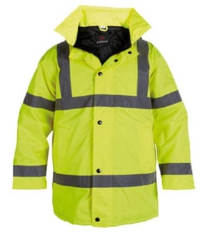 picture of Proforce - Hi-Vis Yellow Class 3 Hi Viz Site Jacket - BR-HJ03YL