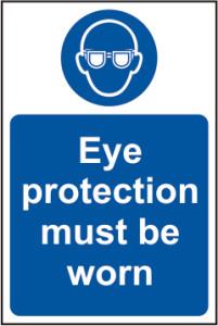 picture of Spectrum Eye protection must be worn – SAV 400 x 600mm - SCXO-CI-11444