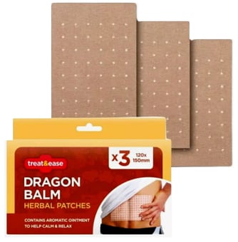 picture of Treat & Ease Dragon Balm Herbal Patches 3 Pack - [OTL-311328]