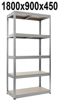 picture of ECO 90/45 Boltless Shelving - 275Kg Load Capacity Per Shelf - 1800mm x 900mm x 450mm - UK-ECO90/45