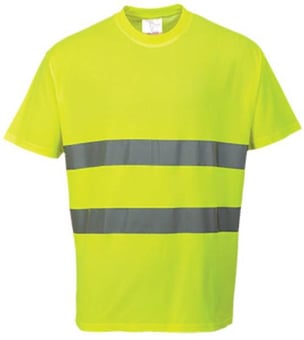 Picture of Portwest - Hi-Vis Cotton Comfort T-shirt - PW-S172YER
